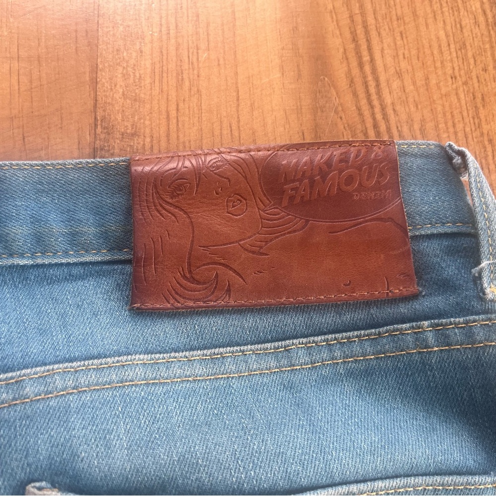Naked & Famous Denim Light Blue Slim Jeans - Picture 4 of 6